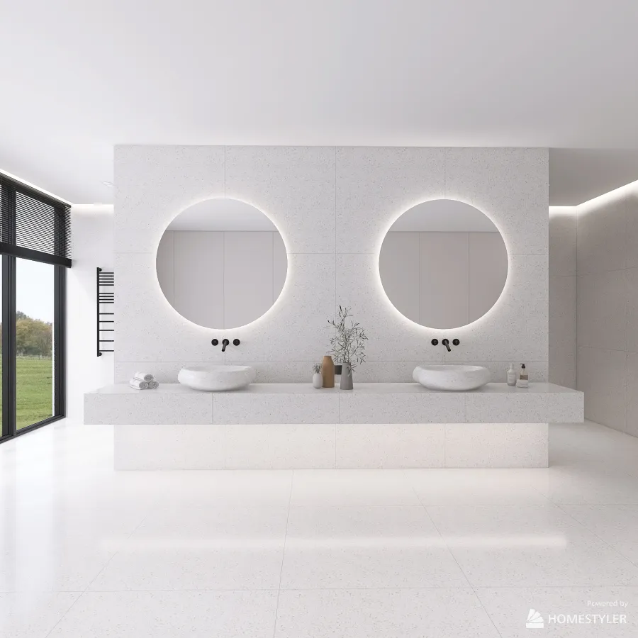 badroom 3d design renderings