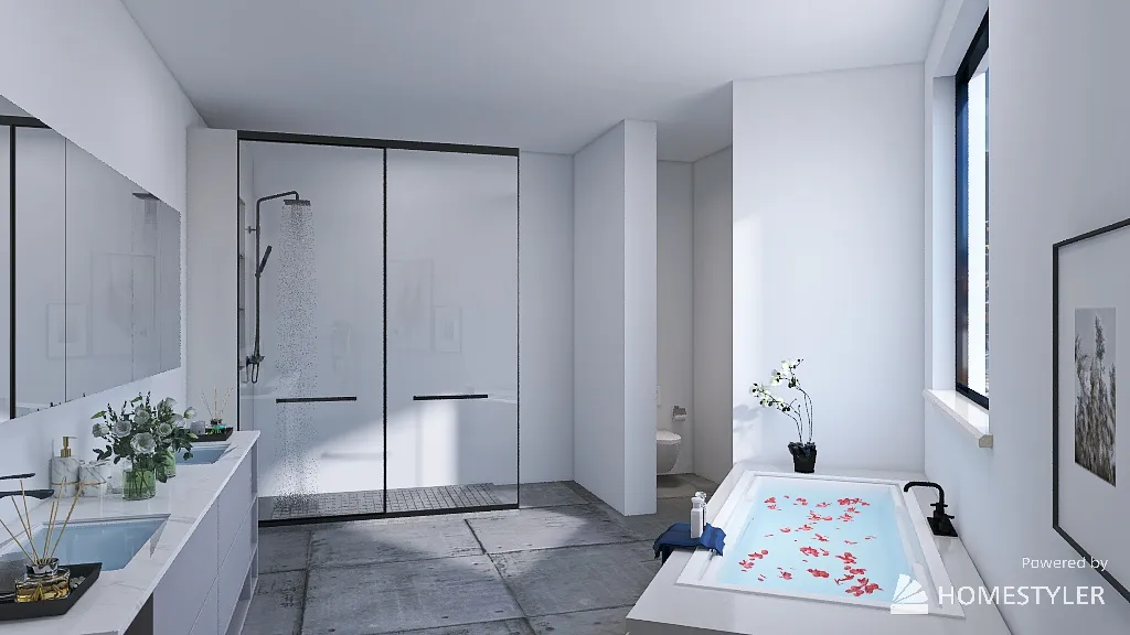 Bathroom 3d design renderings