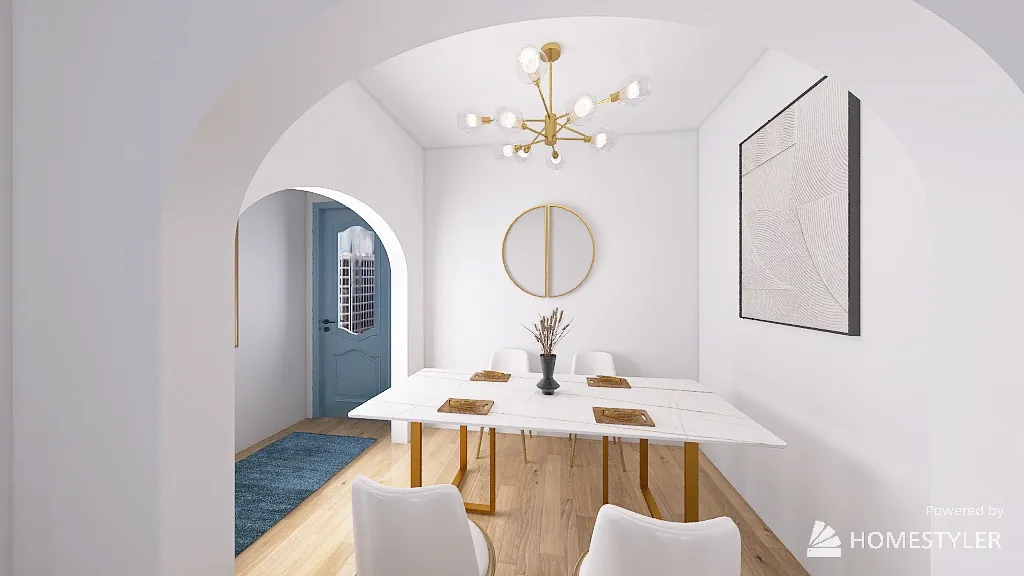 Mondrian Painting House Design 3d design renderings