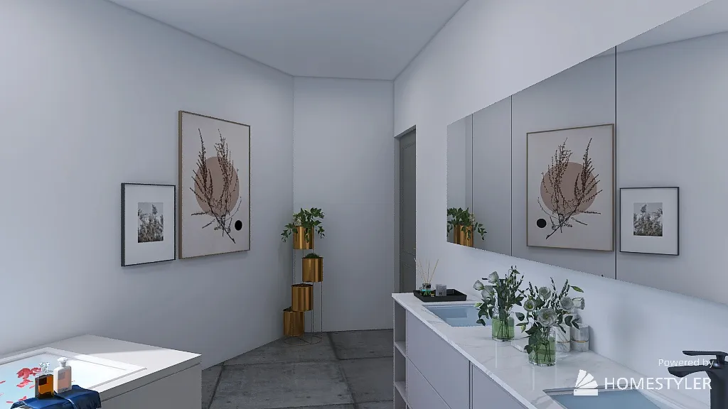 Bathroom 3d design renderings