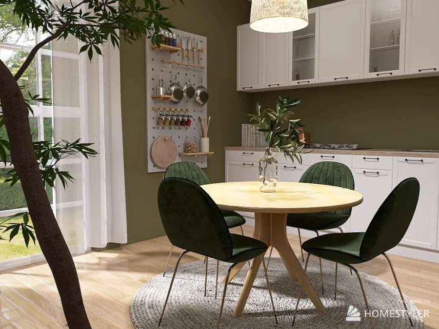 Starter Apartment 3d design renderings