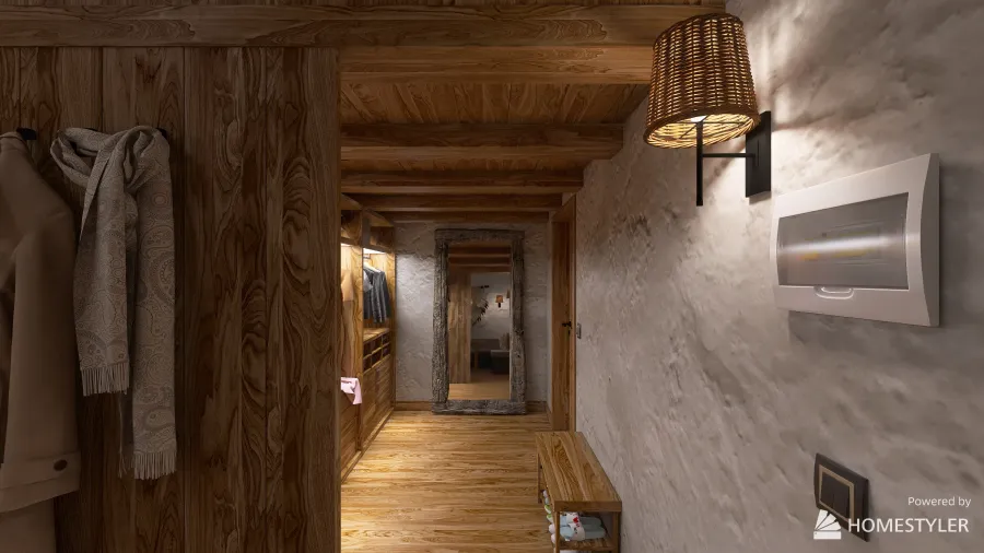 Mountain Cabin 3d design renderings