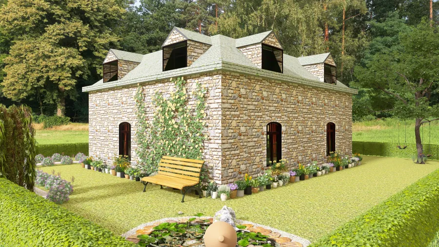 Cotswolds Cottage 3d design renderings