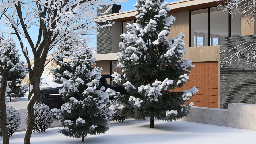 Snowy Escape 23' 3d design renderings