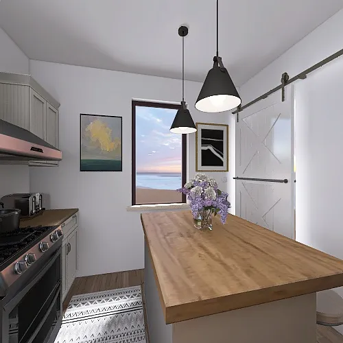 Kitchen Remodel 3d design renderings