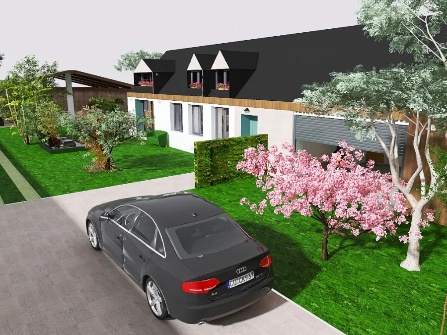 Complete Roof 3d design renderings