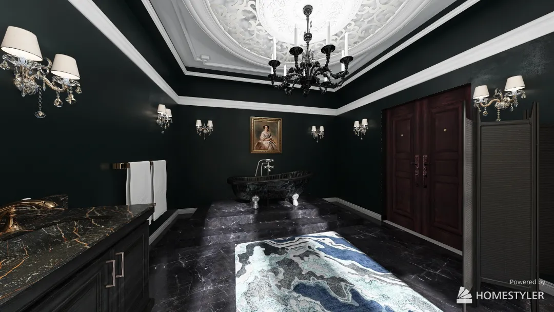 Gothic Master Suite 3d design renderings