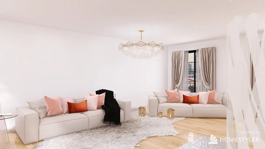 Pink Luxury Lobby/Waiting Room 3d design renderings