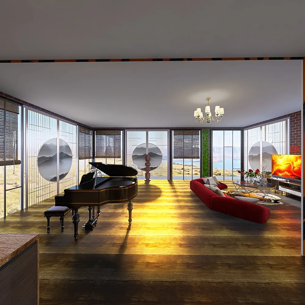 Modern Mansion 3d design renderings
