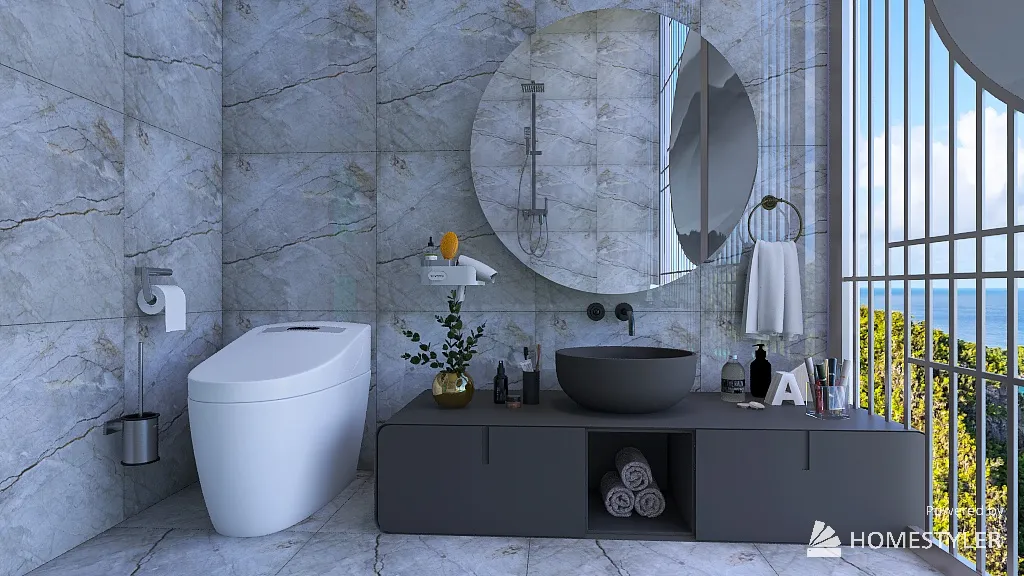 Bathroom 3d design renderings