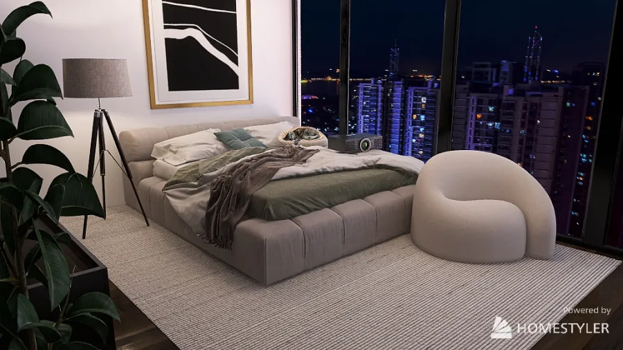 Cozy Apartment room 3d design renderings