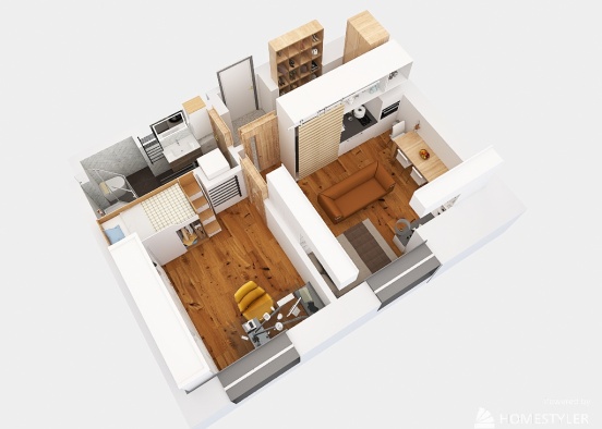 Apartman Design Rendering