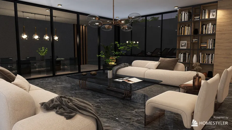 Elegant Translucent 3d design renderings