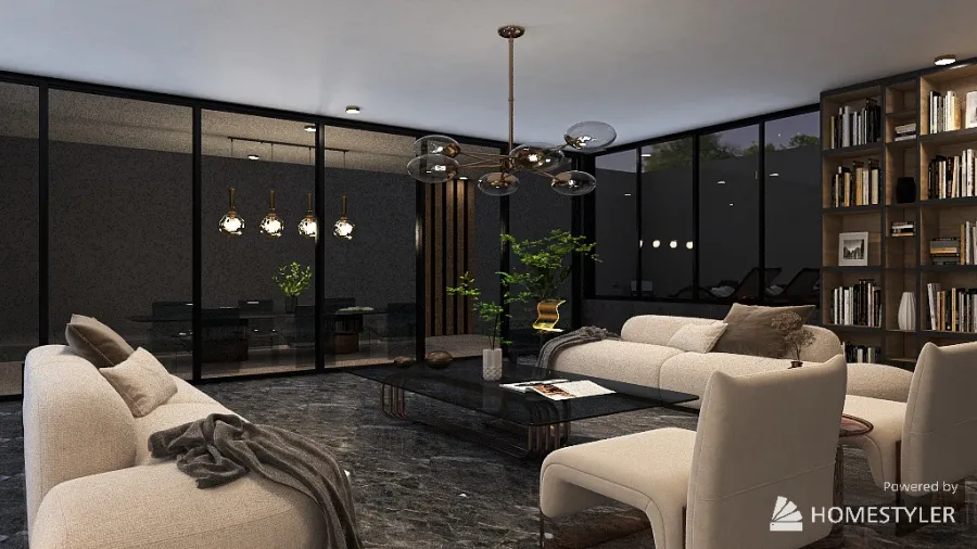Elegant Translucent 3d design renderings