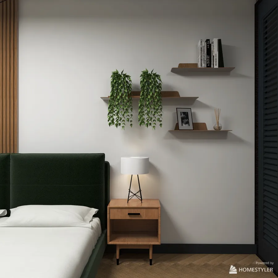 Квартира в стиле Джапанди 3d design renderings