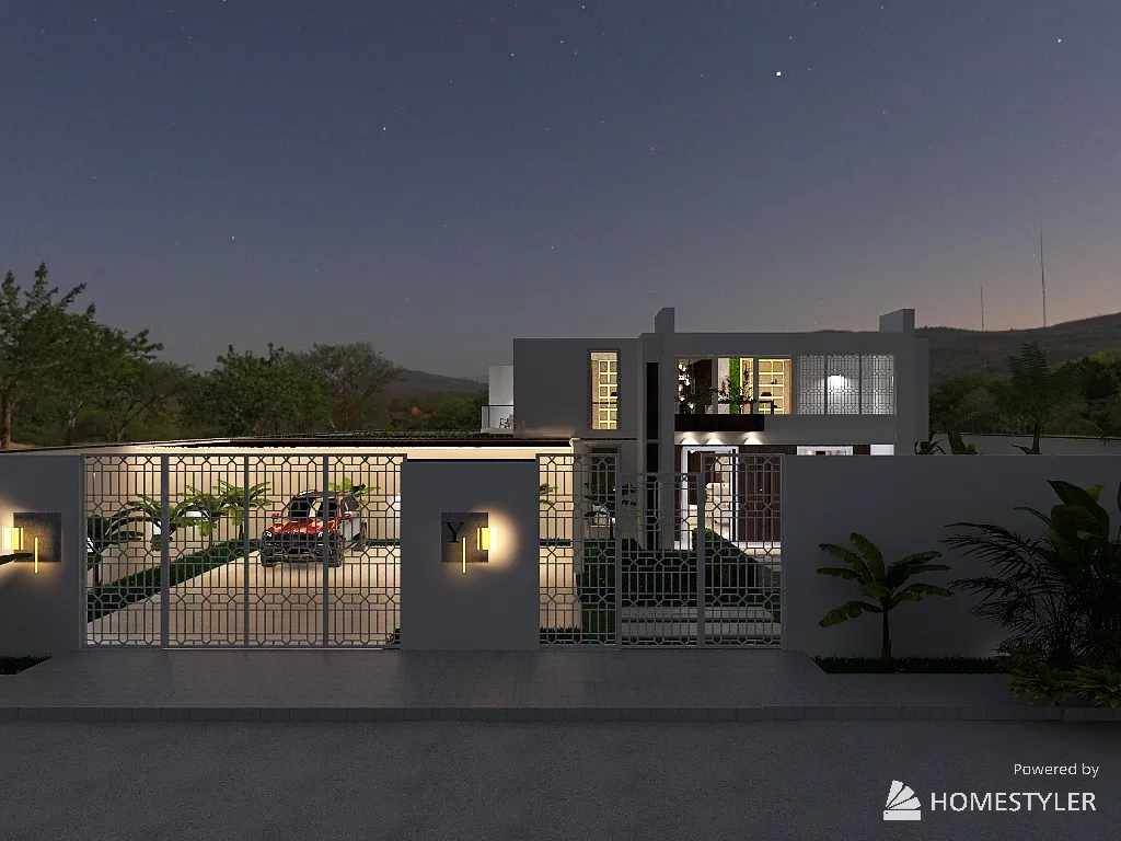 mini villa 3d design renderings