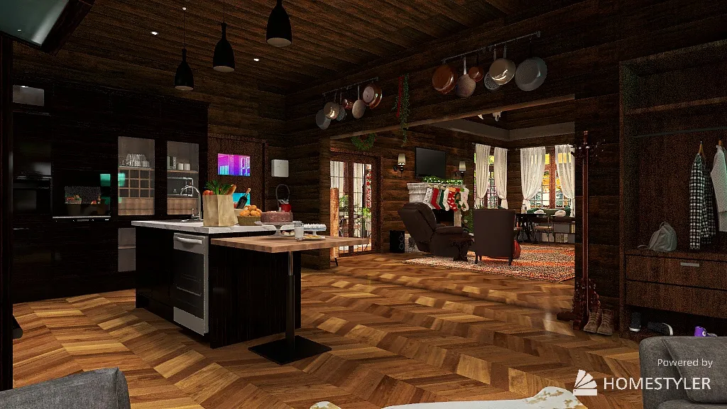 Copy of 150 Tanglewood Ln Cabin 3d design renderings