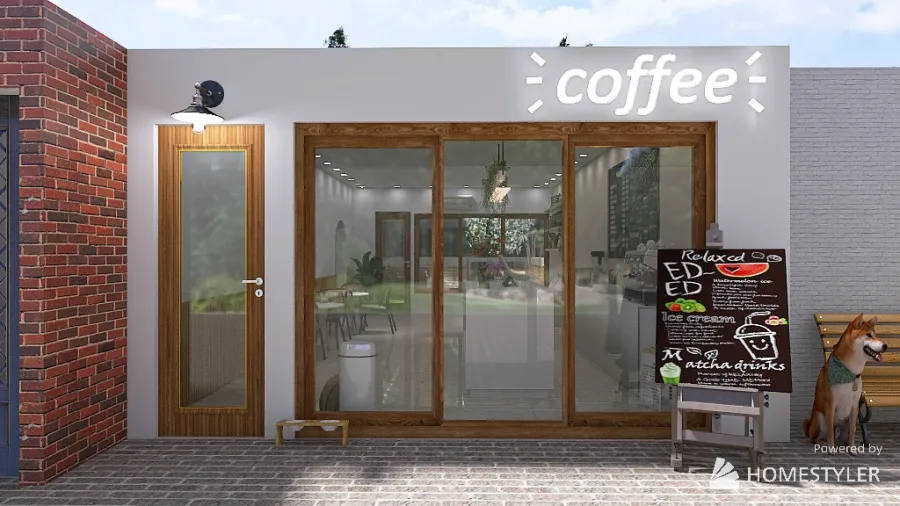 Cafe de especialidad - Alimar 3d design renderings