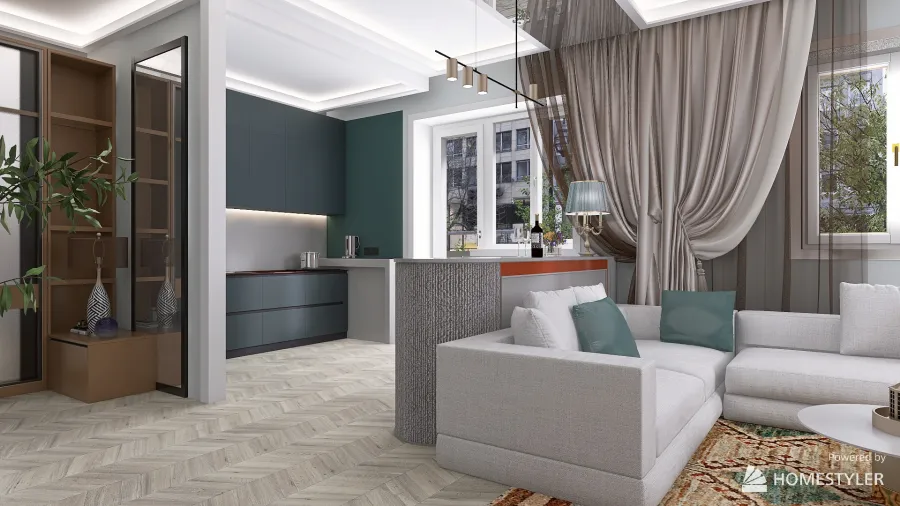 room 2009. Living and Dining 3d design renderings