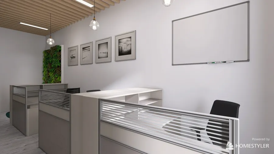 Secretary Room 3d design renderings