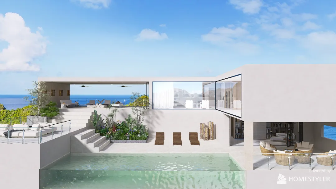 Casa Bahía Blanca 3d design renderings