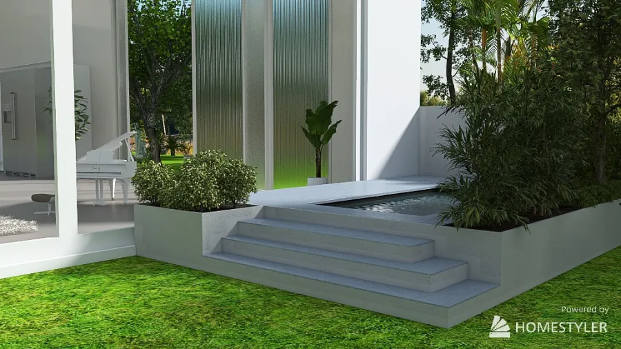 future moon villa 3d design renderings