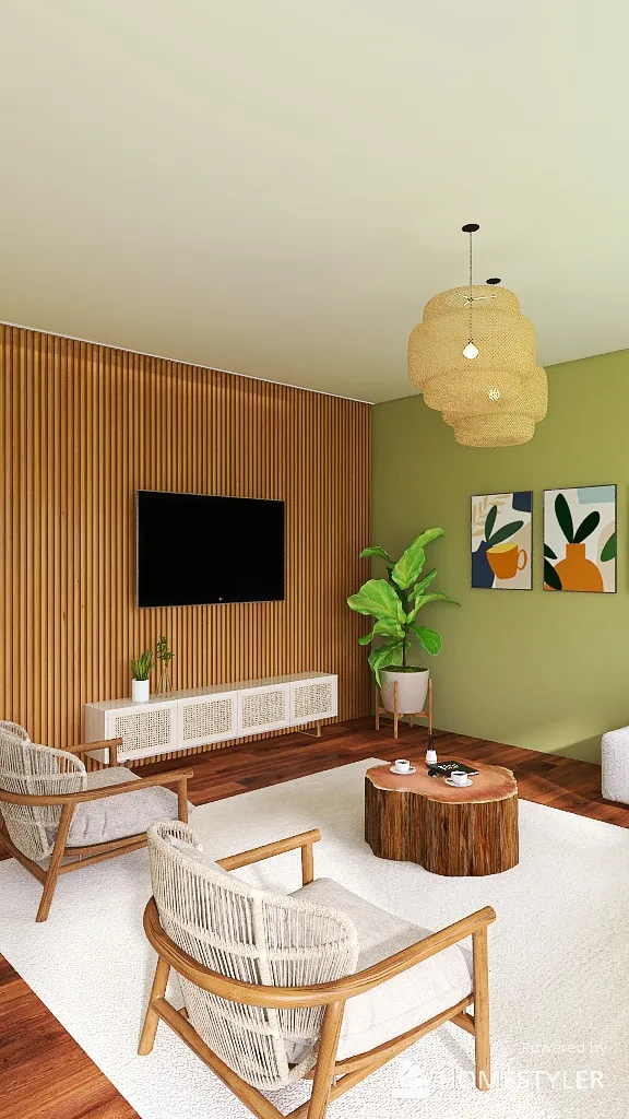 Casa tropical 3d design renderings