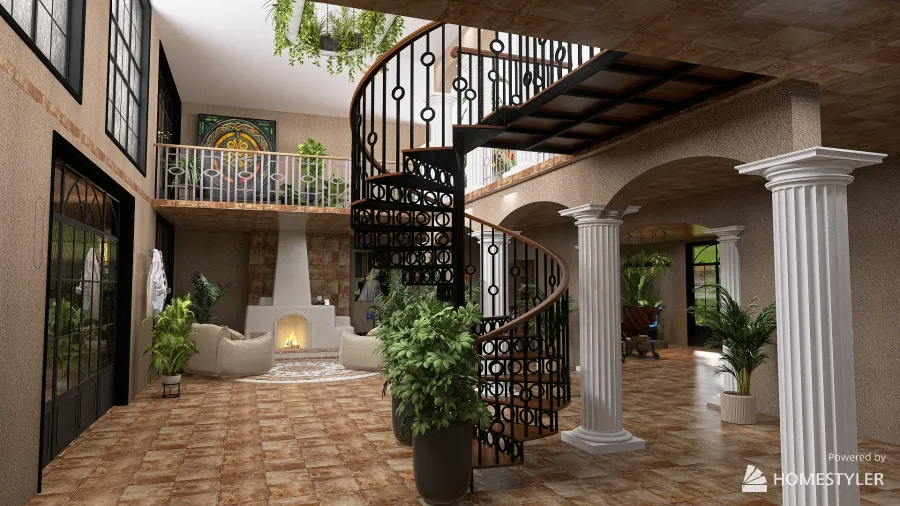 dream Destination for web....Tuscan themed villa.. 3d design renderings