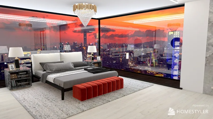 penthouse apartment 3d design renderings