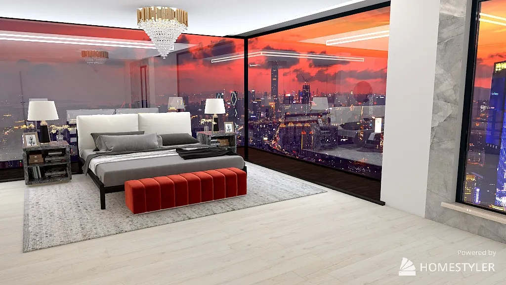 penthouse apartment 3d design renderings