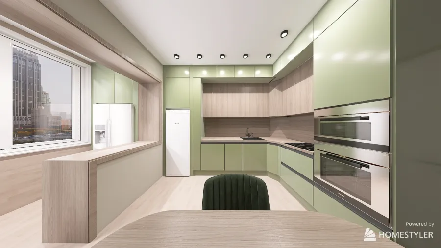 Дизайн кухни 3d design renderings