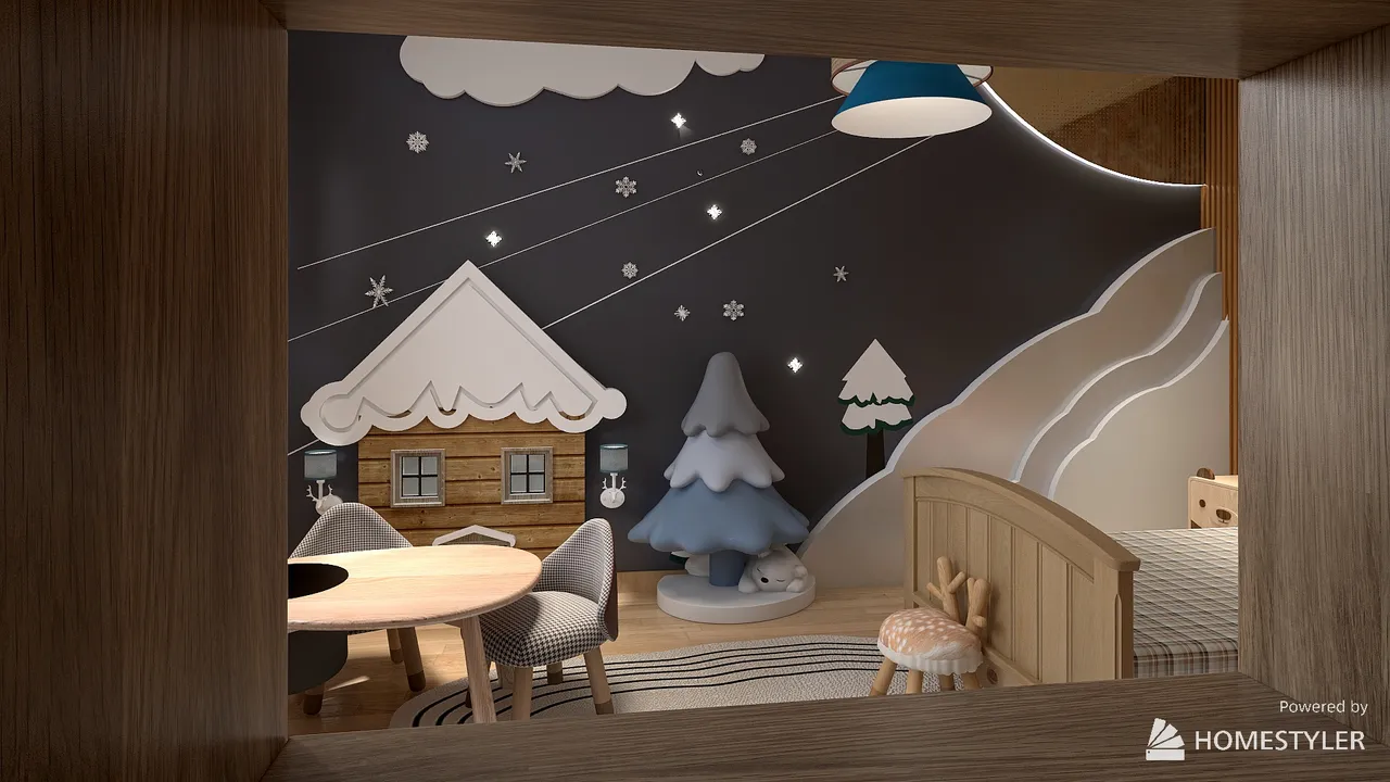 KidsRoom 3d design renderings