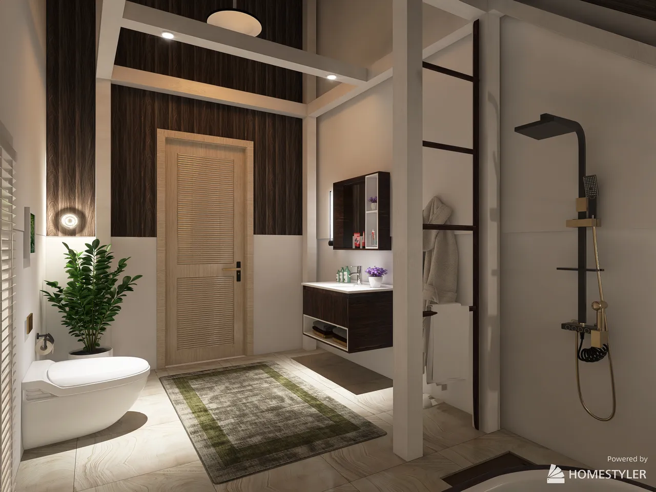 SecondBathroom 3d design renderings