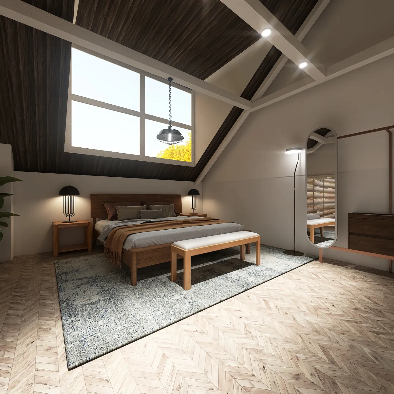 SecondBedroom 3d design renderings