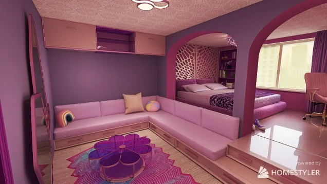 Purple and Violet MiniHouse