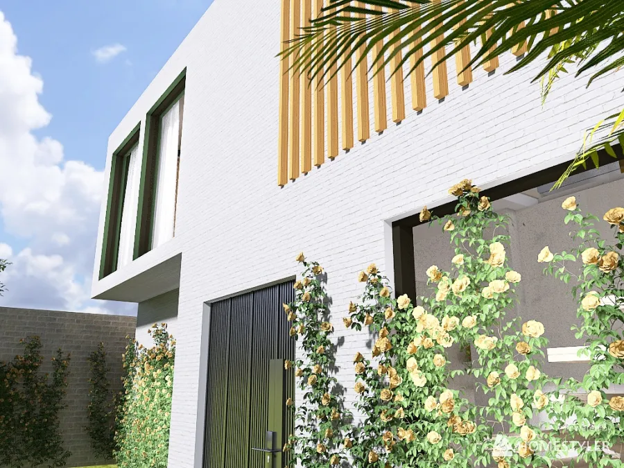 Eco friendly crew's home 3d design renderings