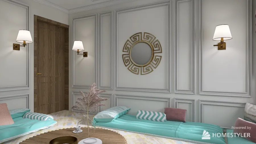 traditional guest room 3d design renderings