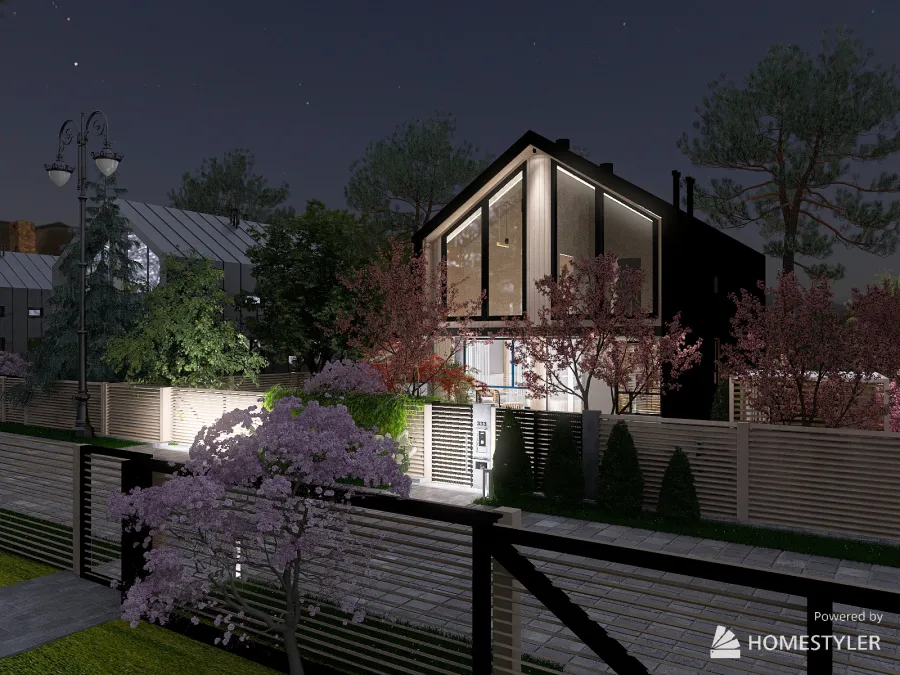 Residential complex Barn House / Barn House 3d design renderings
