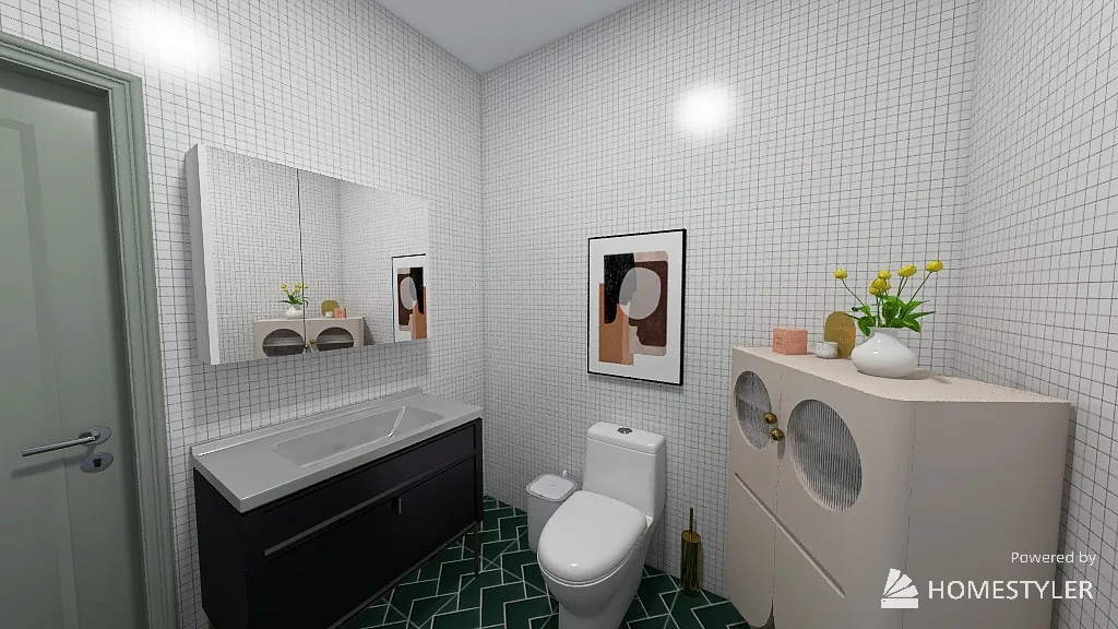 Bathroom 3d design renderings