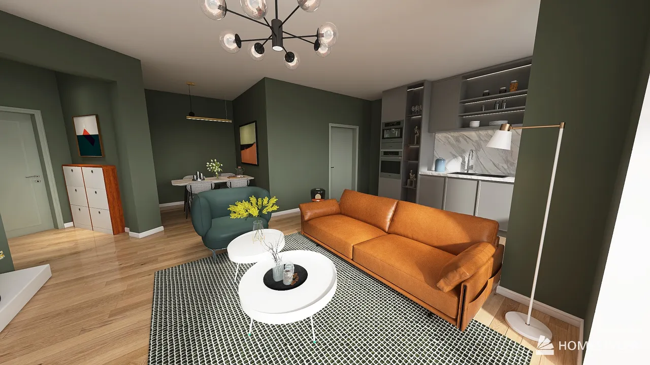 Modern Urban ApartmentModern Urban Apartment 3d design renderings