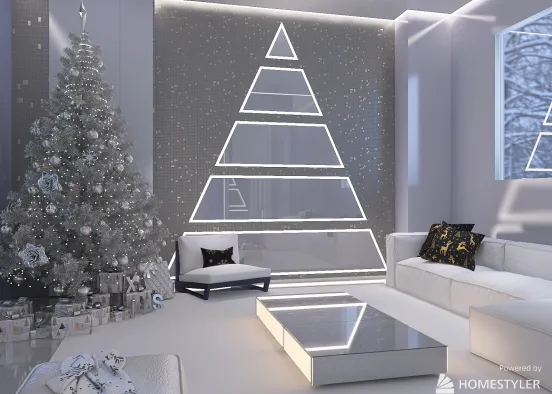 White Christmas Design Rendering