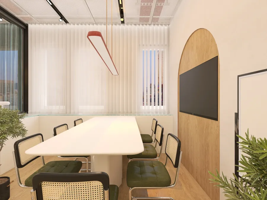 Dubai Office Space 3d design renderings