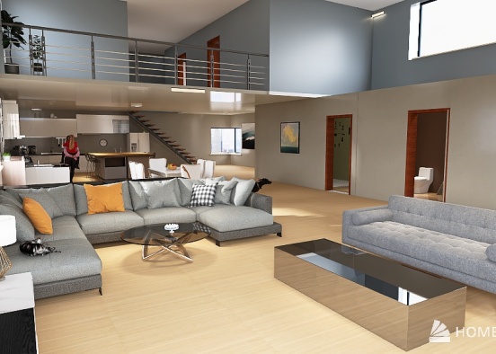 Apartment Suite Design Rendering