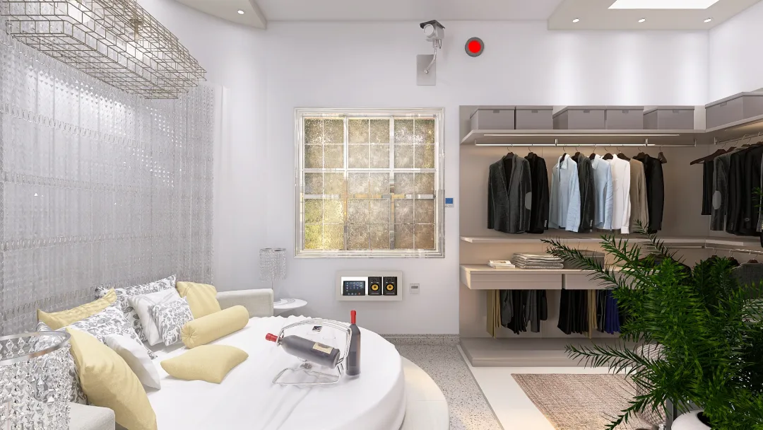 Futuristic, cozy, automation house 3d design renderings