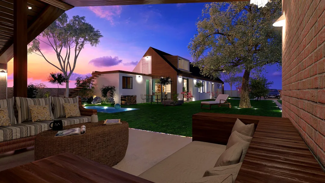 Enjoy house - 2K 3d design renderings