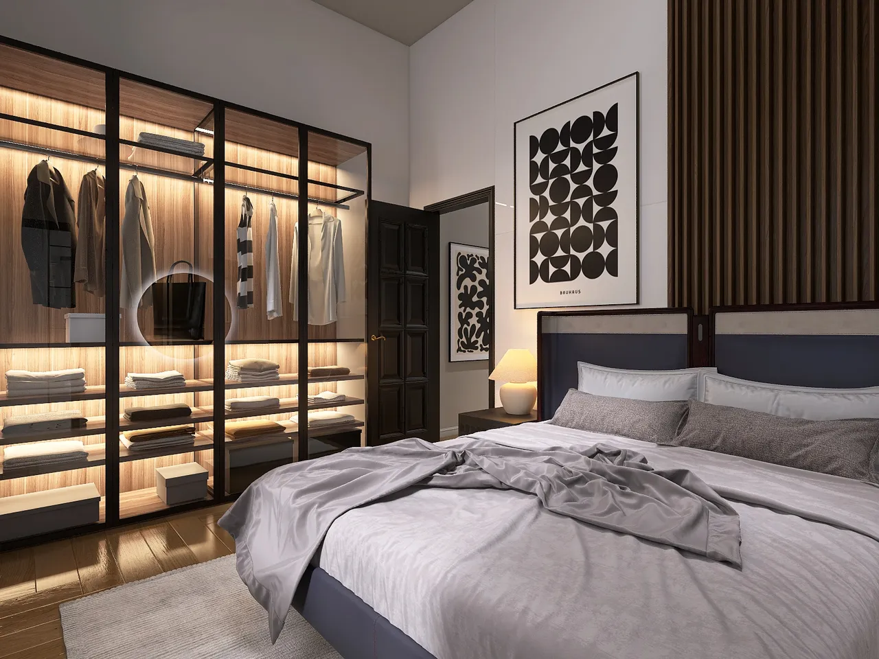 Bedroom 3d design renderings