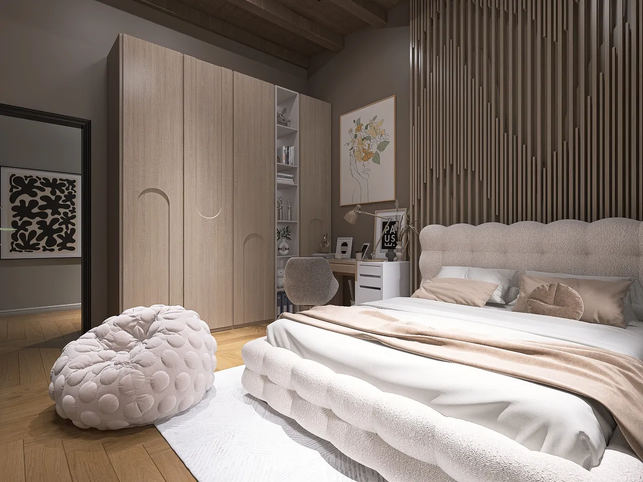 Bedroom 3d design renderings