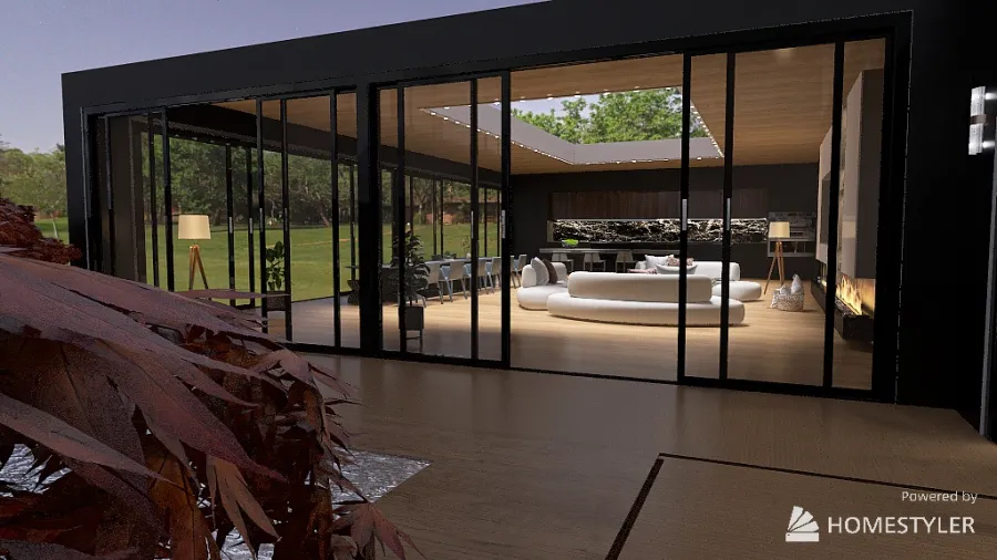 Villa en campagne 3d design renderings