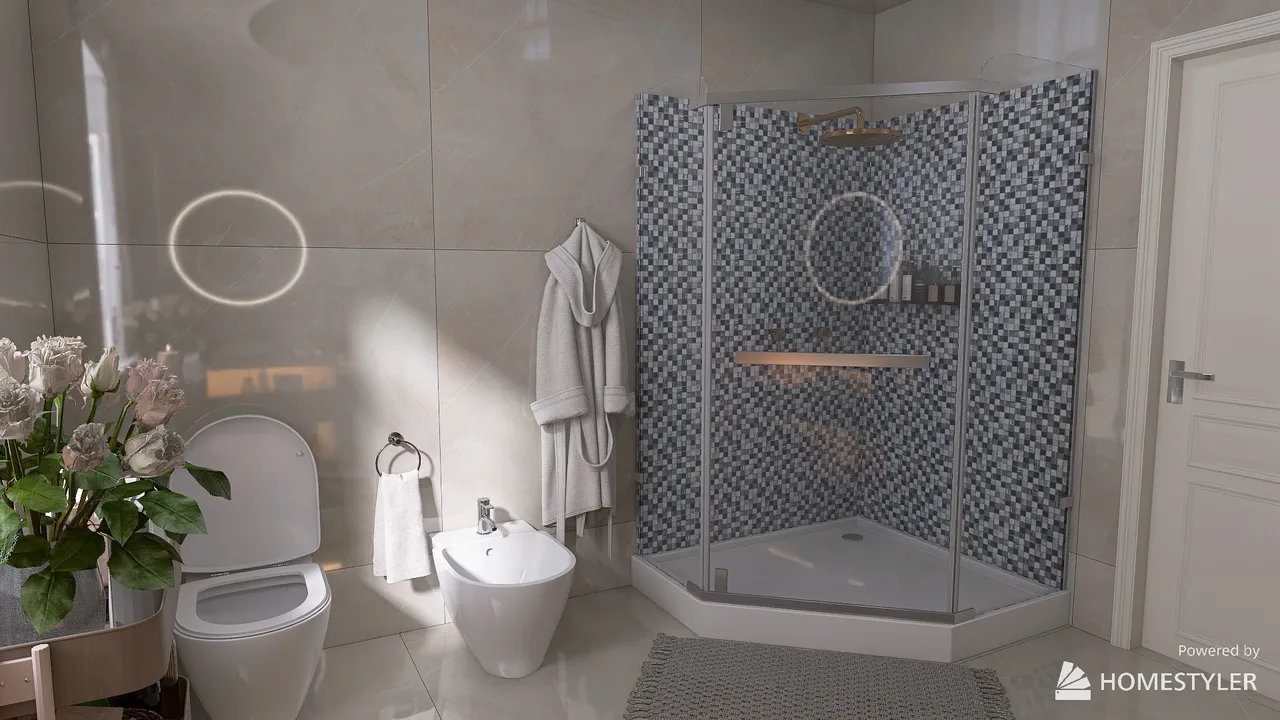 Bathroom 3d design renderings