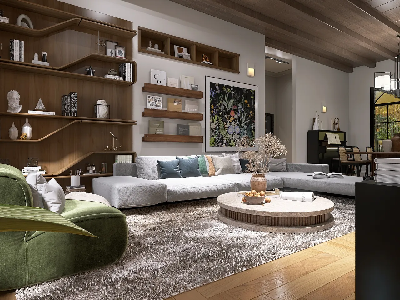 LivingRoom 3d design renderings